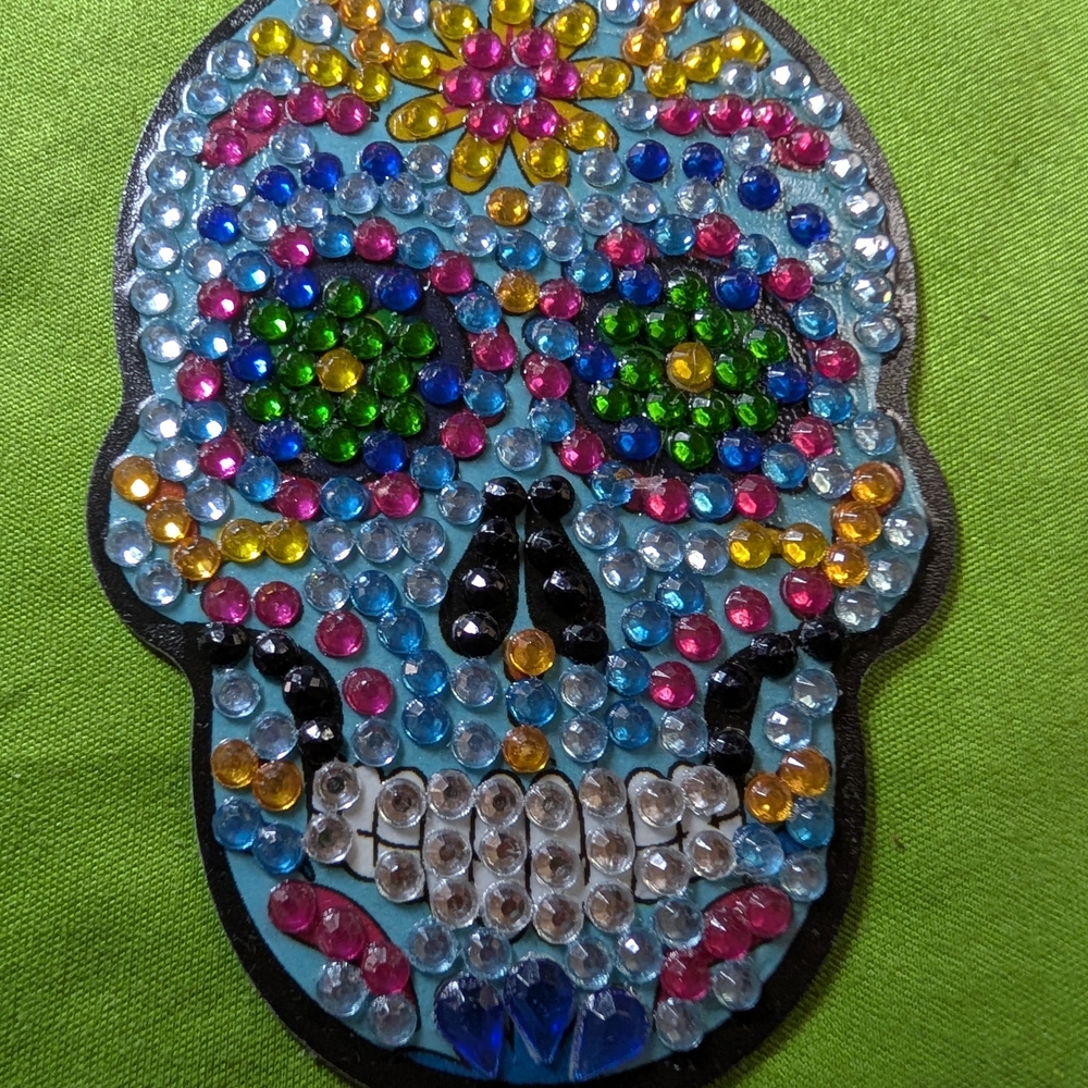 5 for $10. Colorful Beaded Skull Decor